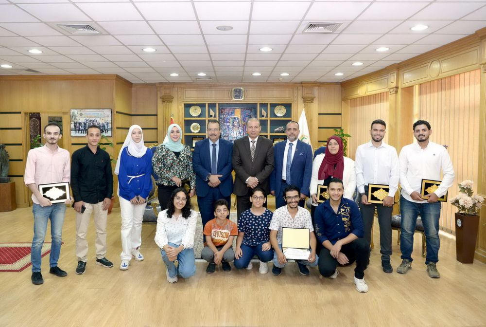 President of Mansoura University honors MUVP research team who discovered "Tutcetus", King of the Whales.