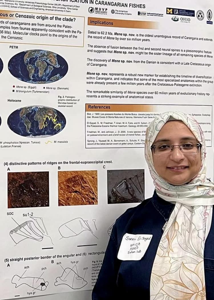 Dr. Sanaa El-Sayed presented the results of one of Sallam Lab’s research studies at a conference in Chicago