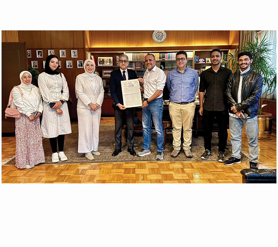 The Sallam Lab team was honored by Mr. Magdy Moneir, Editor-in-Chief of Al-Ahram, on the occasion of the newspaper’s 150th anniversary