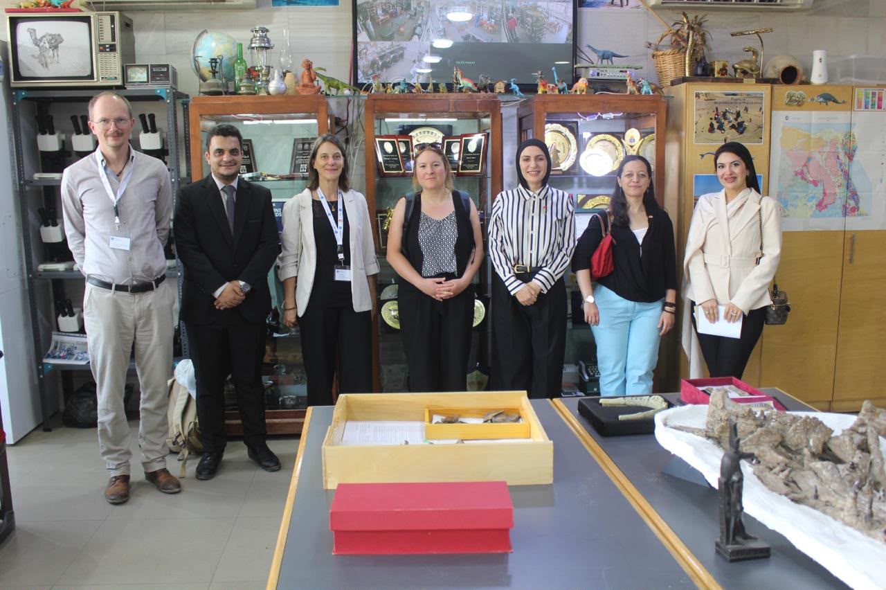 MUVP Center welcomed a German delegation to explore Egypt’s natural heritage and the center’s discoveries, 