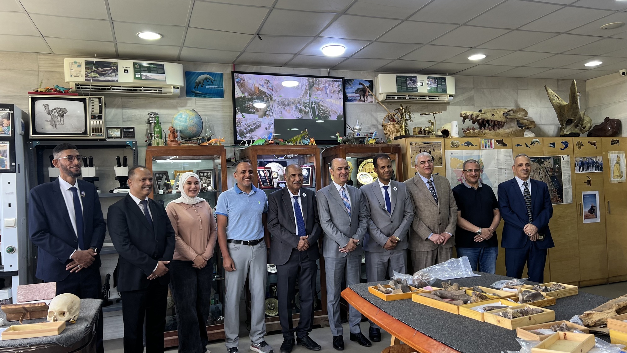 MUVP received Yemeni visitors from Seiyun University as part of the cooperation protocol between Mansoura University and Seiyun University