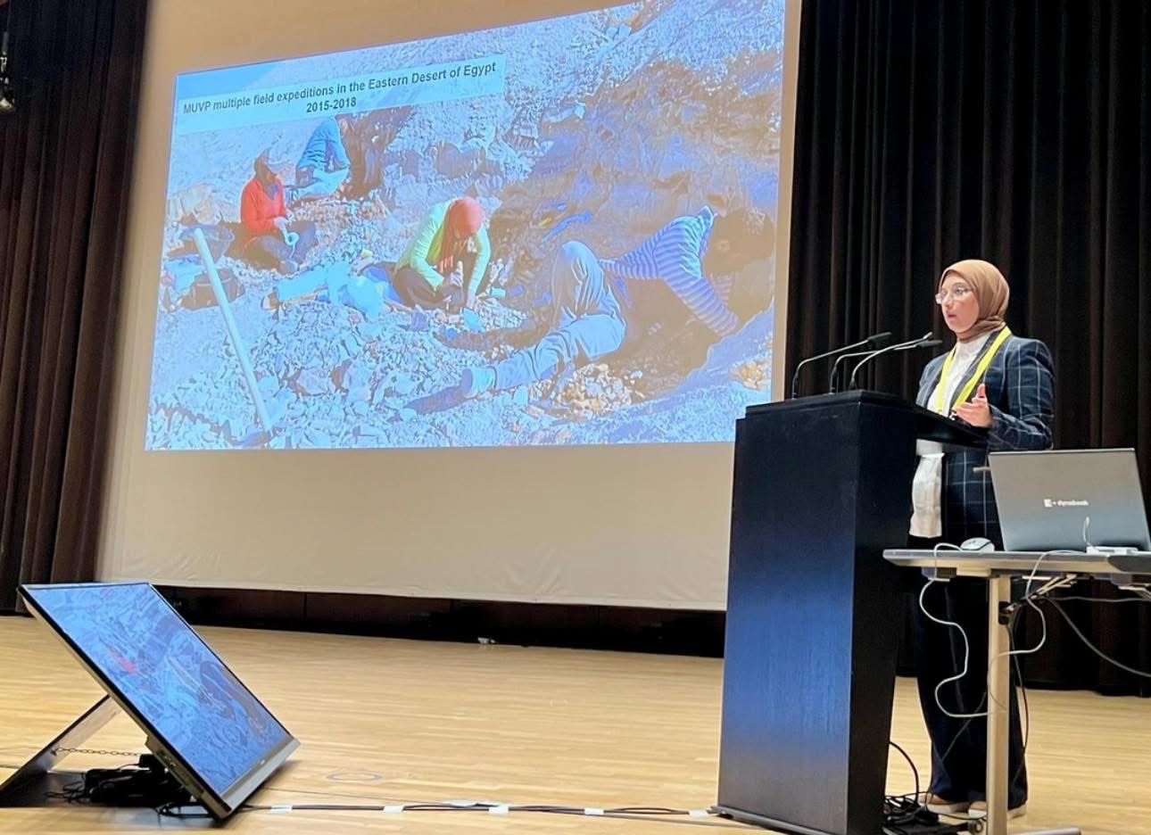 Dr Sanaa El-Sayed participated in the Paleontological Association Conference held in Erlangen, Germany — marking her tenth international conference participation