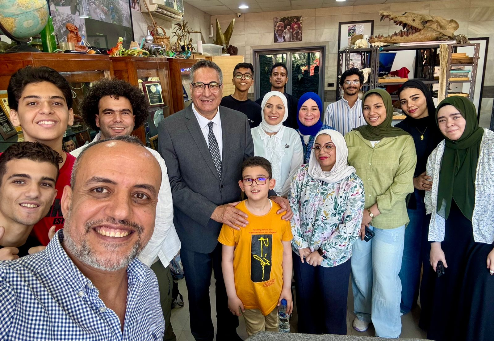 MUVP received Professor El-Said Abdel-Hady, President of Horus University, during a distinguished visit to the center to explore the center's discoveries 