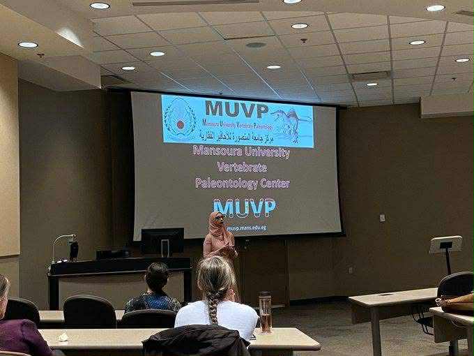 Dr. Sanaa El-Sayed gave a lecture on the latest discoveries and activities of MUVP at the University of Oklahoma in the United States 