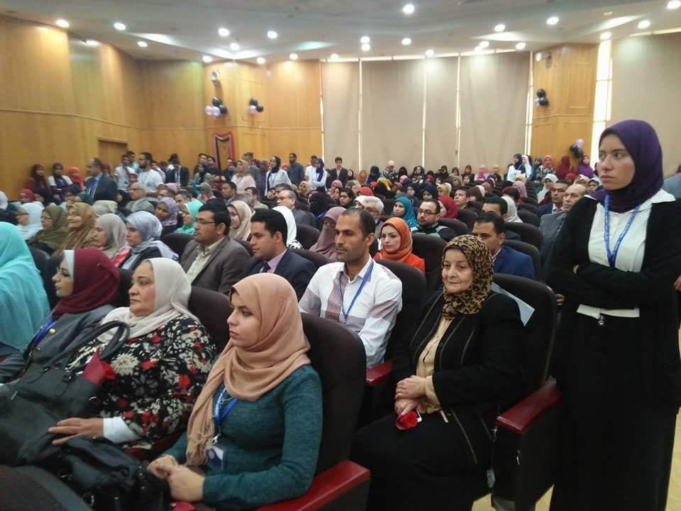 Professor Hesham Sallam talked about the discovery of Mansourasaurus at the Faculty of Science, Fayum University